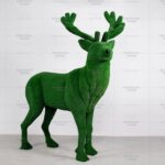 Топиари олень Эварист - газон Есо+Deluxe Green