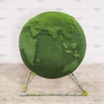 Топиари земной шар,d=220см,газон Eco+Premium