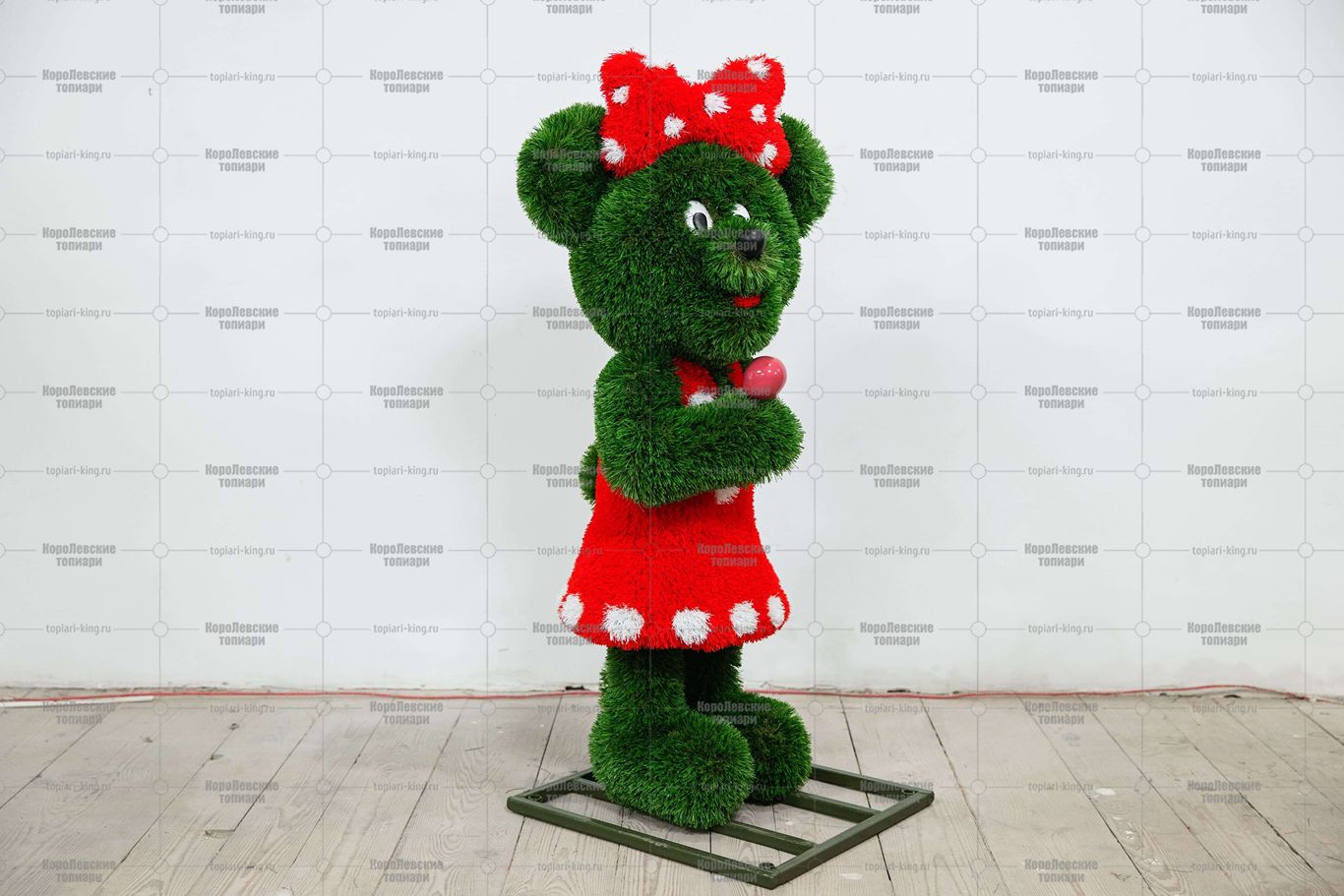 Топиари мышка Зефирка - газон Deluxe + Eco+ Топиари мышка Зефирка - газон Deluxe + Eco+