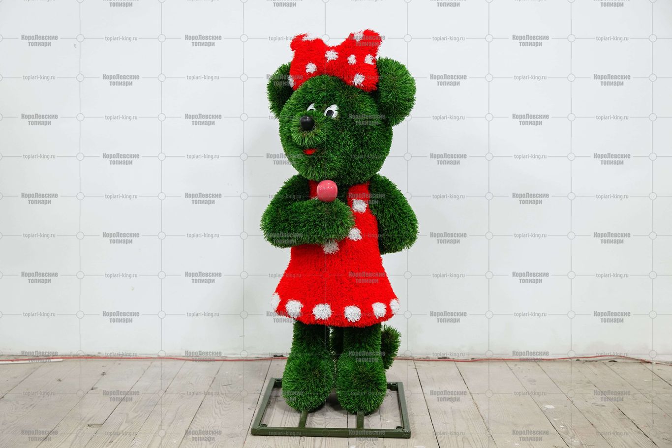 Топиари мышка Зефирка - газон Deluxe + Eco+ Топиари мышка Зефирка - газон Deluxe + Eco+