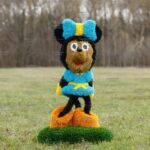 Топиари мышка Лоли, модель 2 - газон Deluxe + Eco