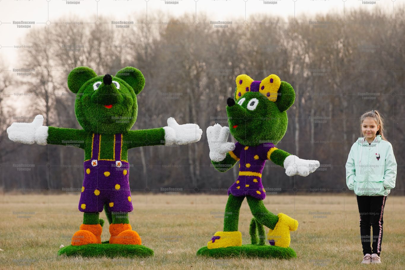 Топиари мышонок Ларчи, модель 2 - газон Premium+Есо Топиари мышонок Ларчи, модель 2 - газон Premium+Есо