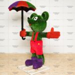 Топиари мышонок Маки, h=220см - газон Deluxe + Eco