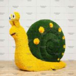 Топиари улитка садовая, цветная - газон Eco