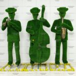 Топиари композиция городские музыканты - газон Eco