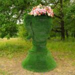 Топиари вазон Чаша - газон Deluxe