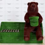 Топиари мишка с кашпо (без лавочки) - газон Eco