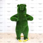 Топиари медведь цирковой, размер М, h=200см- газон Deluxe