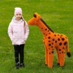 Топиари жираф Тим, модель 2 - газон Eco