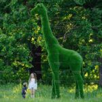 Топиари жираф, большой, модель 1 - газон Premium