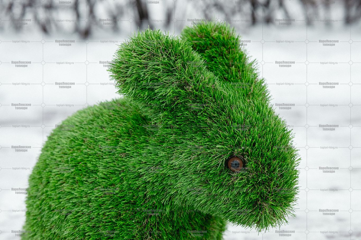 Топиари зайчик Гримм - газон Premium Топиари зайчик Гримм - газон Premium