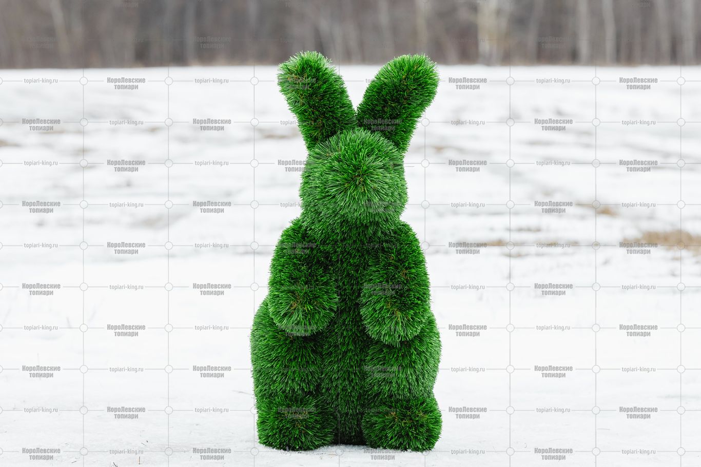 Топиари заяц Бари - газон Deluxe Топиари заяц Бари - газон Deluxe