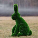 Топиари заяц Трини, h=105 см - газон Deluxe