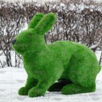 Топиари заяц, большой, Чики - газон Premium