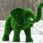 Топиари слон африканский - газон Deluxe Green