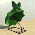 Топиари композиция бабочка на зонтике - газон Eco