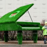 Топиари рояль с логотипом- - газон Deluxe