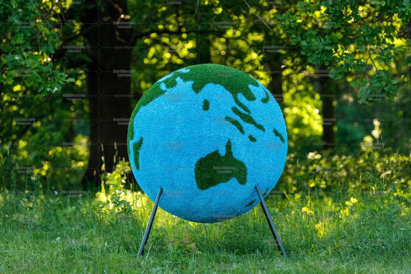 Топиари глобус, d=120 см - газон Eco Топиари глобус, d=120 см - газон Eco