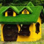 Топиари дом для гномиков, h=170 см - газон Premium