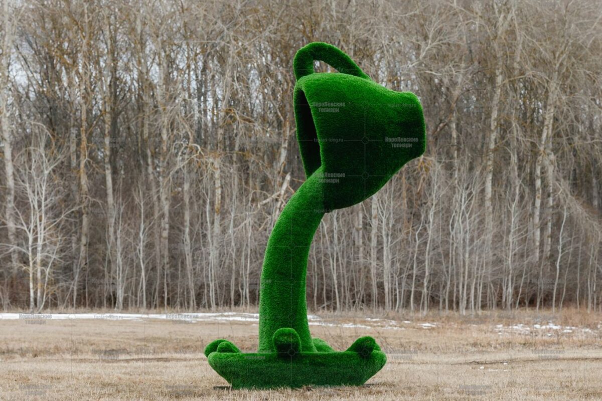 Топиари летящая чашка - Газон Deluxe