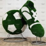 Топиари мяч с бутсой - газон Eco