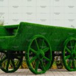 Топиари телега, модель № 2 - газон Eco