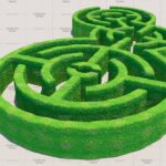 Топиари лабиринт № 2 - газон Eco