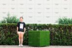 Топиари куб, зеленый,  h= 80 см - газон Eco