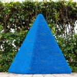 Топиари пирамида, синяя, маленькая - газон Eco