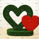 Топиари стела сердца Гармония, мини  - газон Есо