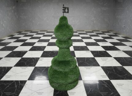 Топиари шахматы слон, h=125 см - газон Deluxe