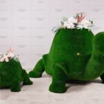 Топиари композиция черепахи - газон Deluxe