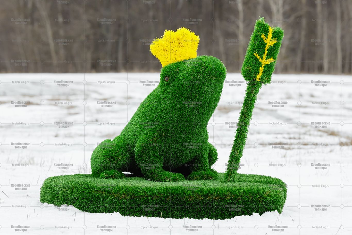 Топиари лягушка Лайма - газон Deluxe + Eco Топиари лягушка Лайма - газон Deluxe + Eco