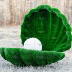 Топиари ракушка, h=134 см - газон Eco Green