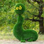 Топиари тюлень с мячиком - газон Deluxe