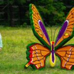 Топиари бабочка Королева III - газон Eco