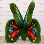 Топиари бабочка Тара, модель 1 - газон Eco + Deluxe