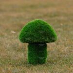 Топиари гриб белый, h=40 см - газон Eco