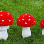 Топиари гриб мухоморчик, h=40см - газон Eco