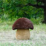 Топиари гриб подосиновик, h=55 см - газон Eco