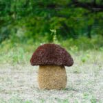 Топиари гриб подосиновик, h=40 см - газон Eco