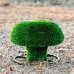 Топиари гриб сыроежка, h=40 см - газон  Deluxe