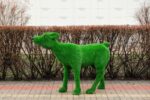 Топиари композиция семья олени Вудс - газон Есо+Deluxe Green