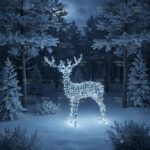 Световая фигура олень Орех