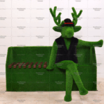 Топиари олень в шляпе (без лавочки)  - газон Eco