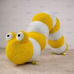 Топиари гусеница, h=100 см - газон Eco