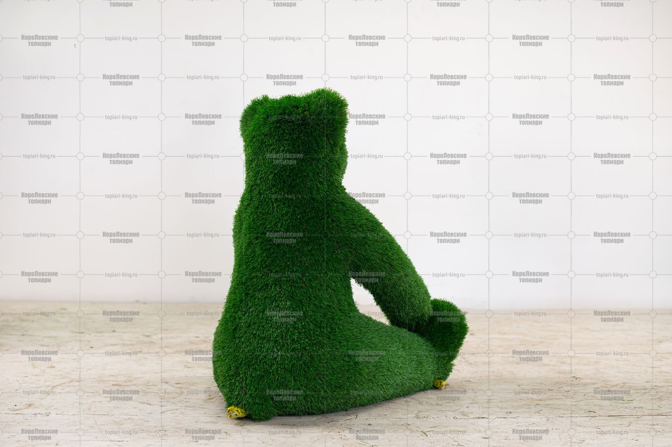 Топиари медвежонок сидящий, h=80см - Deluxe (тендер) Топиари медвежонок сидящий, h=80см - Deluxe (тендер)