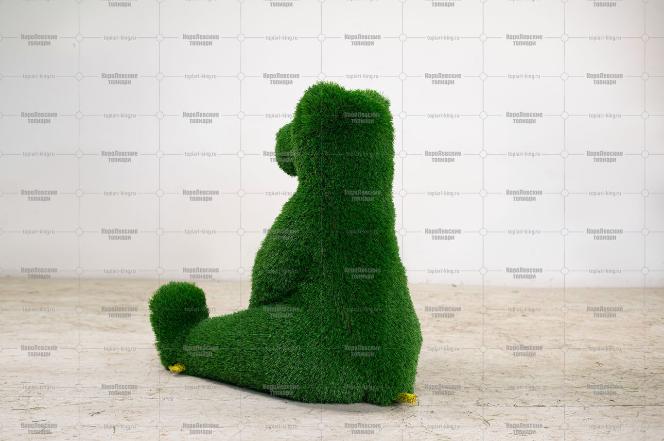 Топиари медвежонок сидящий, h=80см - Deluxe (тендер) Топиари медвежонок сидящий, h=80см - Deluxe (тендер)