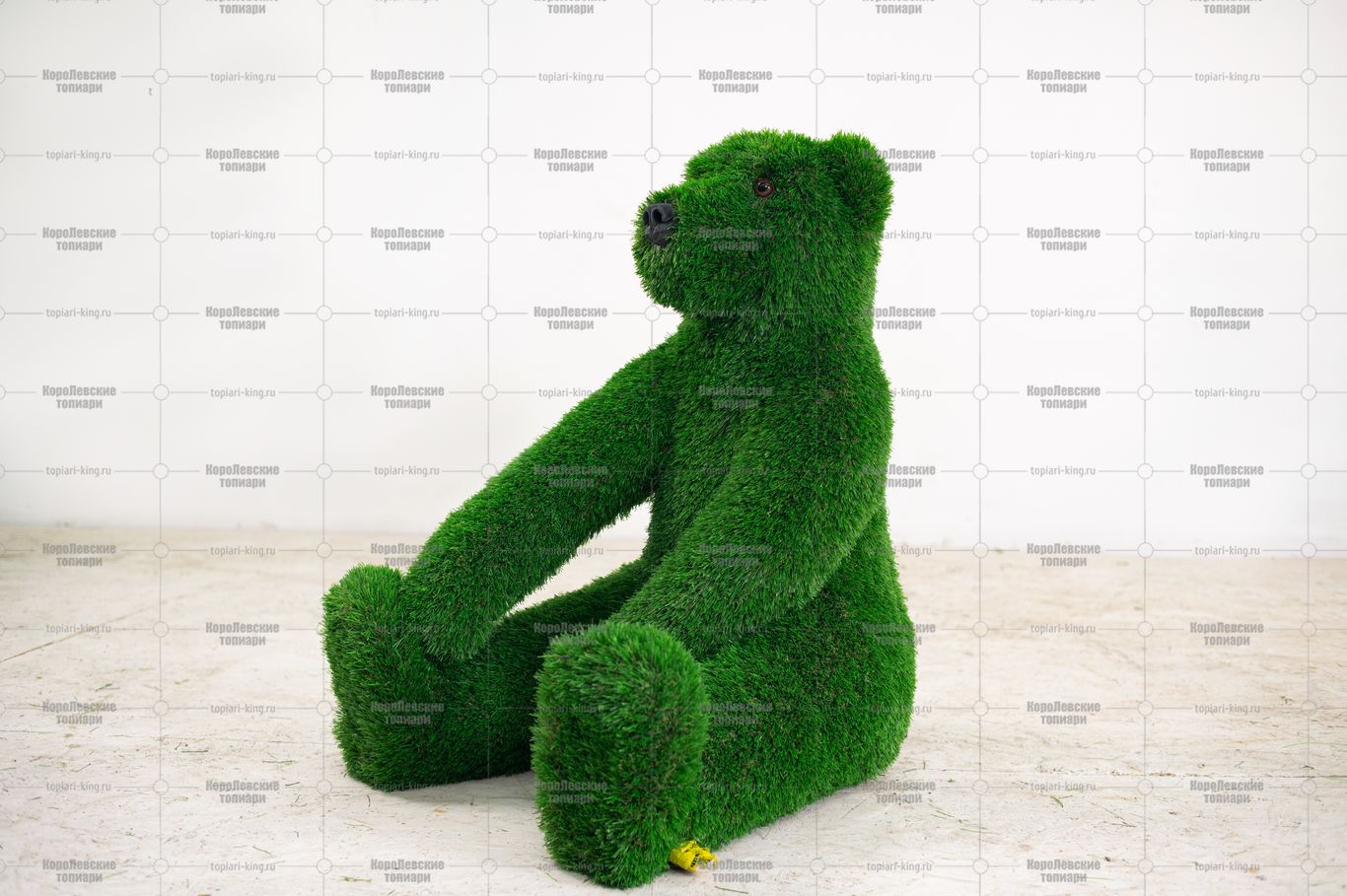 Топиари медвежонок сидящий, h=80см - Deluxe (тендер) Топиари медвежонок сидящий, h=80см - Deluxe (тендер)