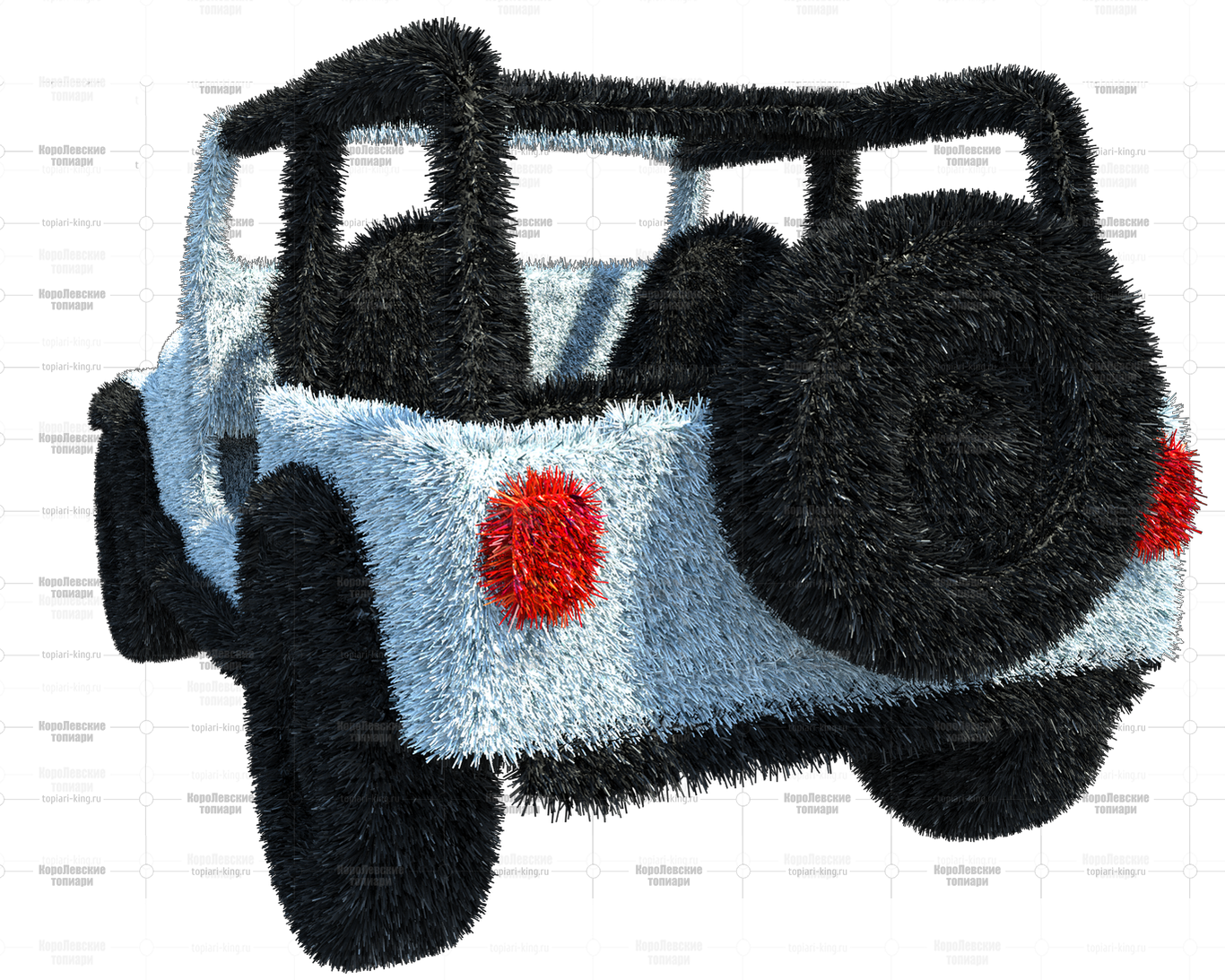 Топиари джип L=100см - гахон Есо Топиари джип L=100см - гахон Есо